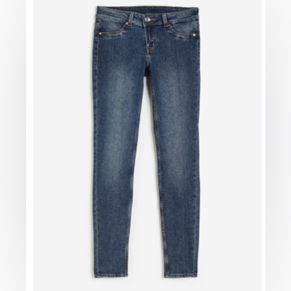 Skinny low jeans
